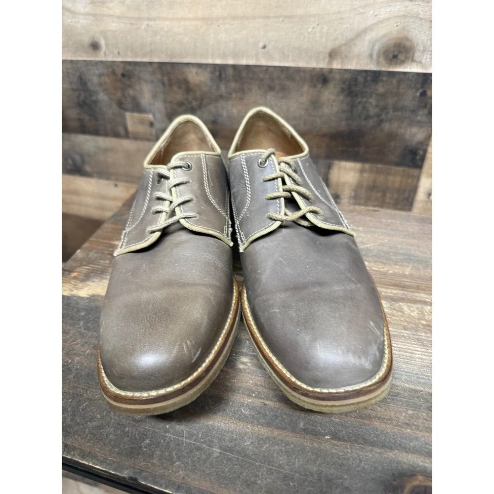 Johnston & Murphy 1850 Men's Brown Leather‎ Memory Foam Dress Shoes Size 8.5M